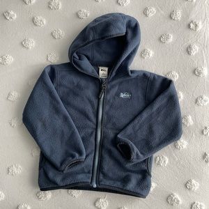 Blue REI fleece jacket